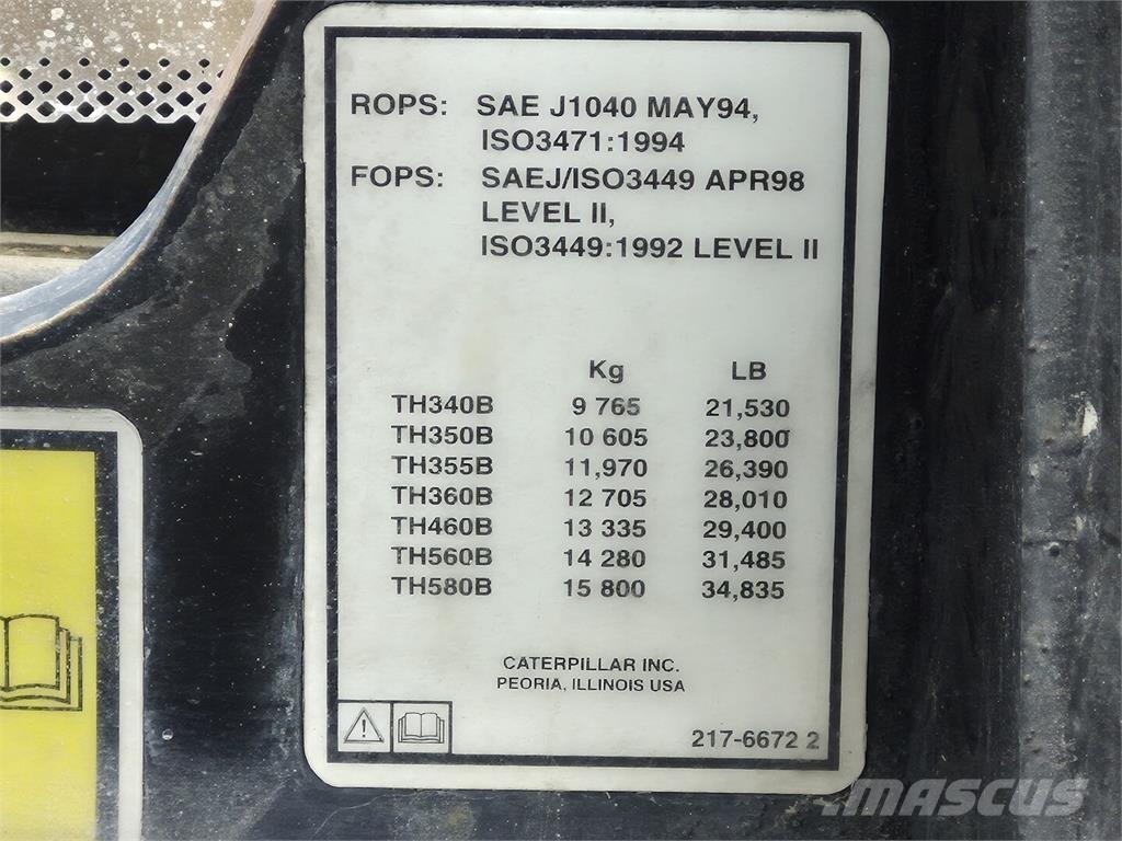 CAT TH560B Verreikers voor landbouw
