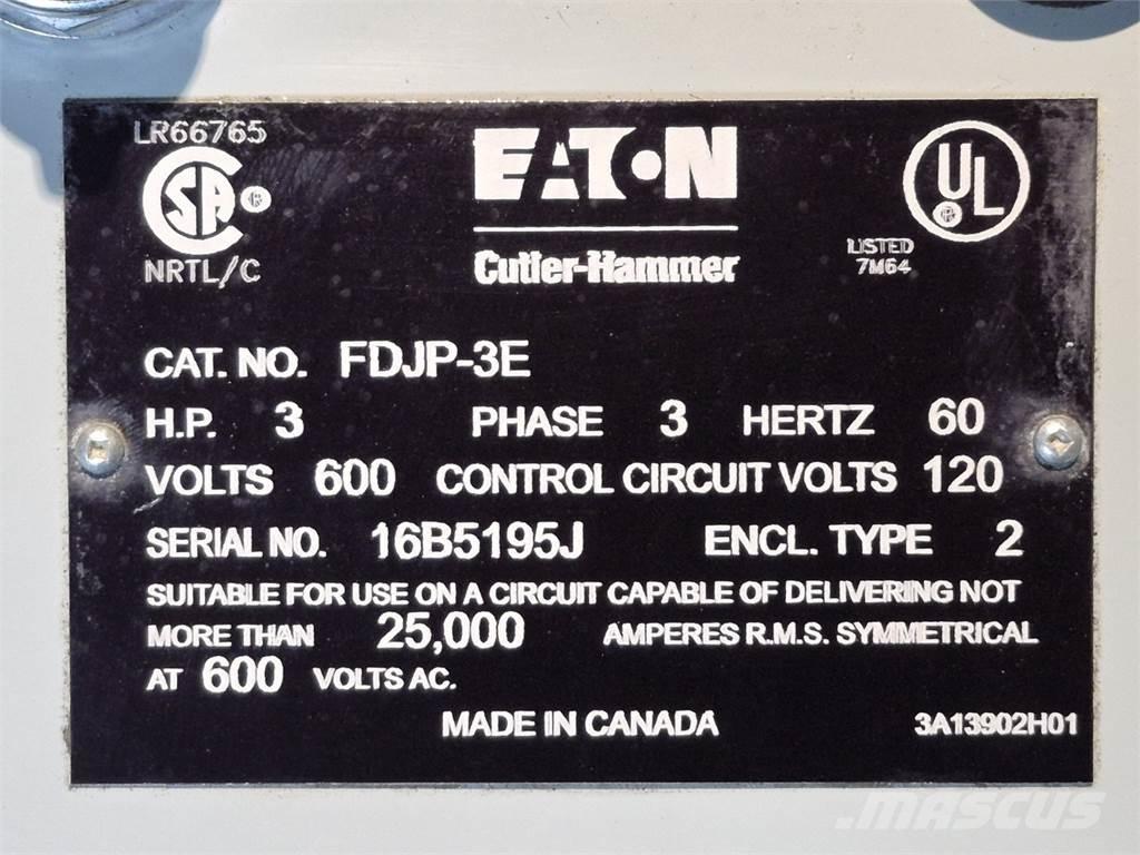  CUTLER-HAMMER FDJP-3E Bouw - Overige