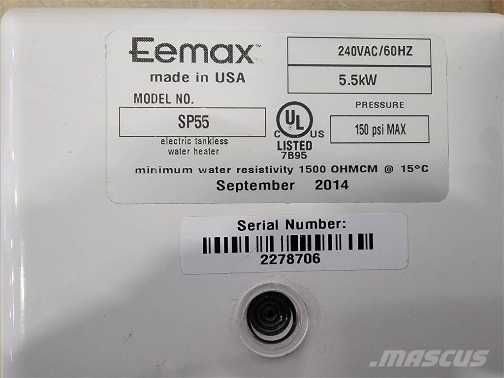  EEMAX SP55 Verhittings en ontdooi apparatuur