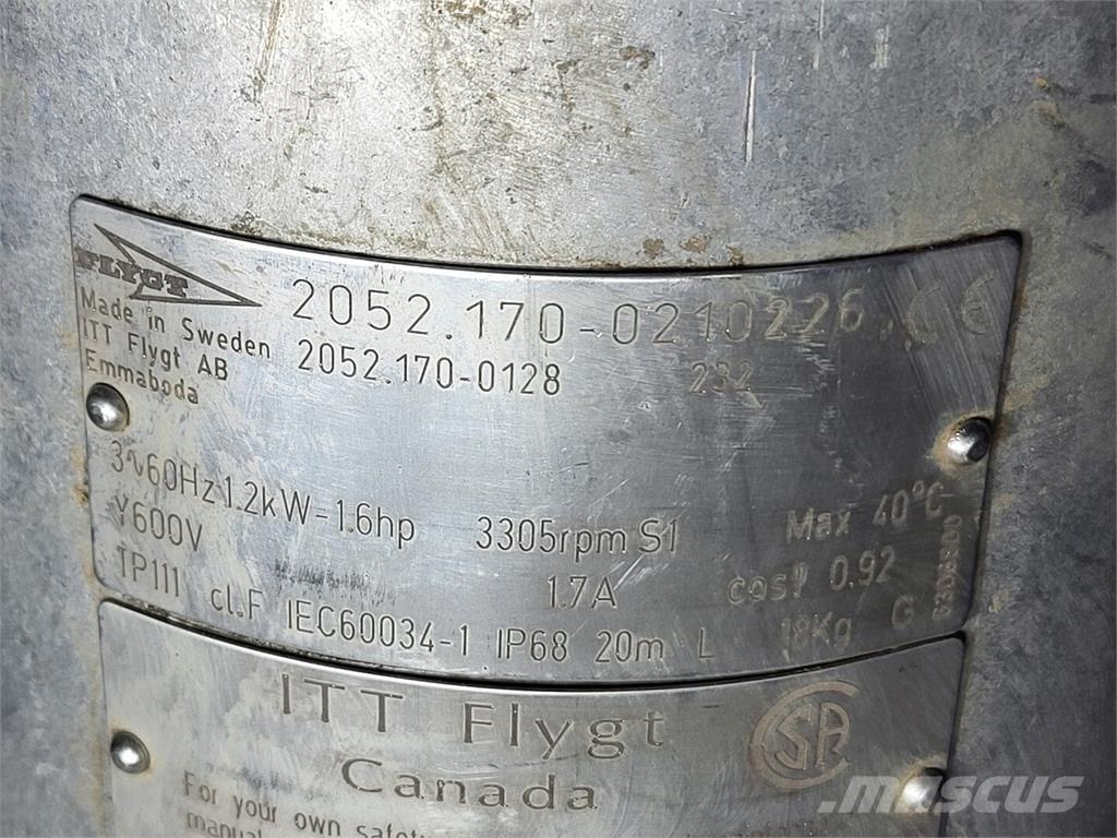 Flygt 2052.170-0128 Waterpompen