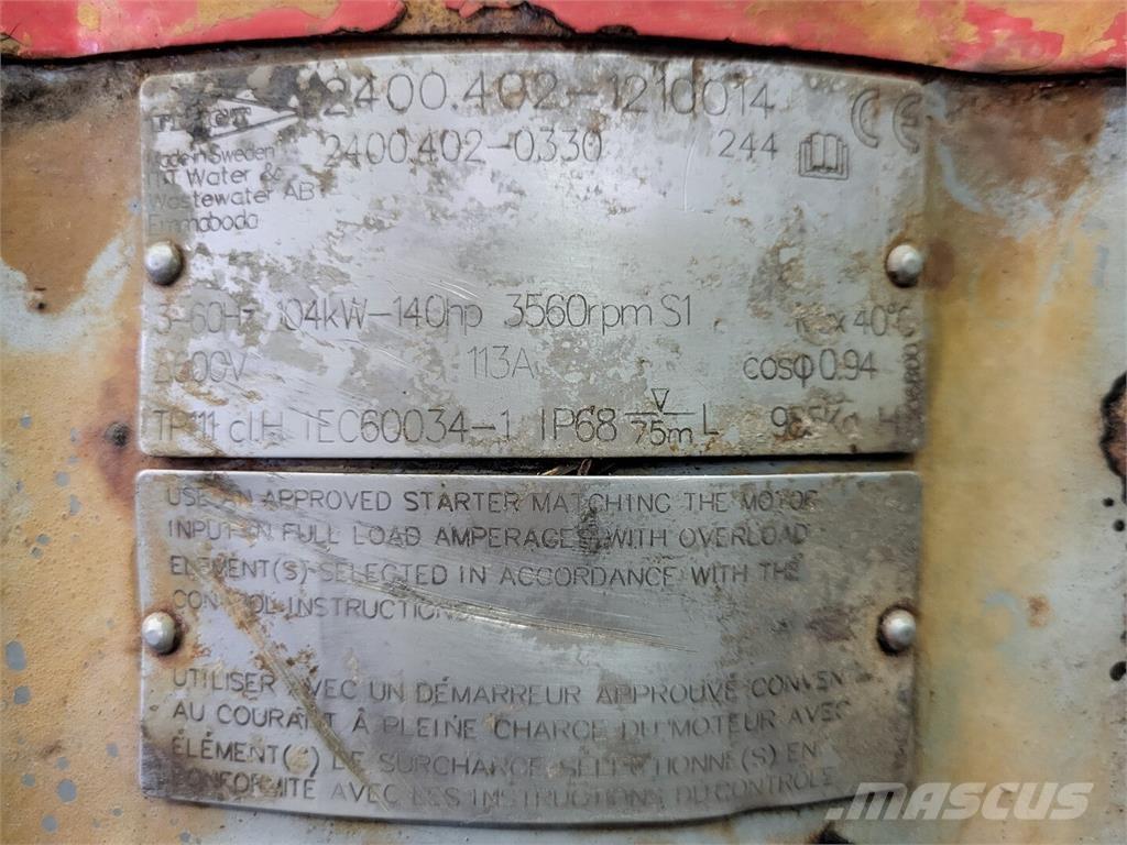 Flygt 2400.402 Waterpompen