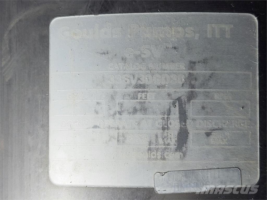  GOULDS 33SV30GD30 Waterpompen