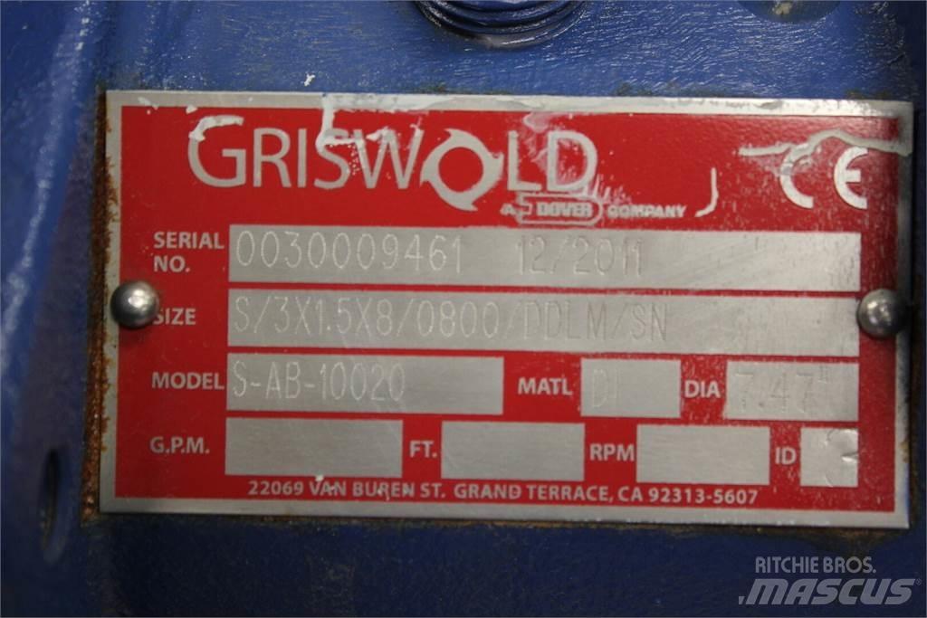  GRISWOLD S-AB-10020 Waterpompen