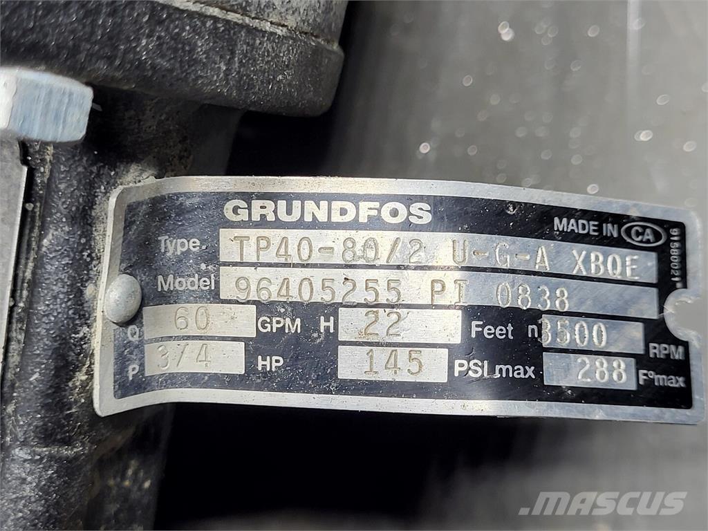 Grundfos 96405255 Waterpompen