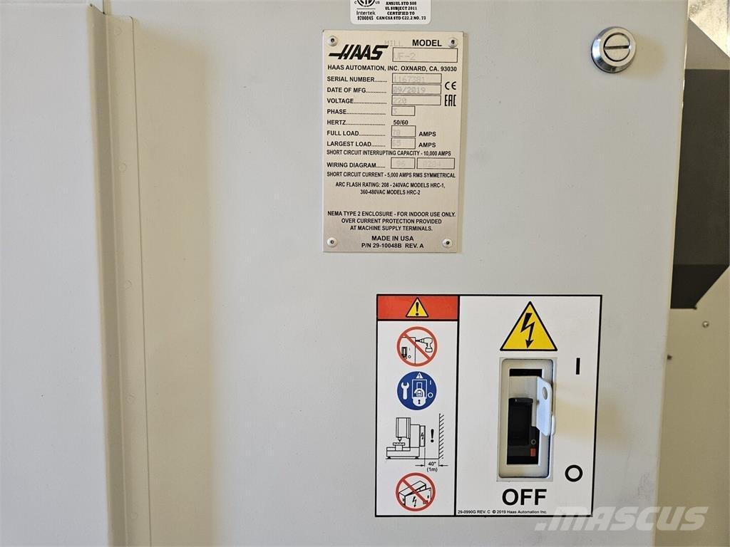Haas VF-2 Bouw - Overige
