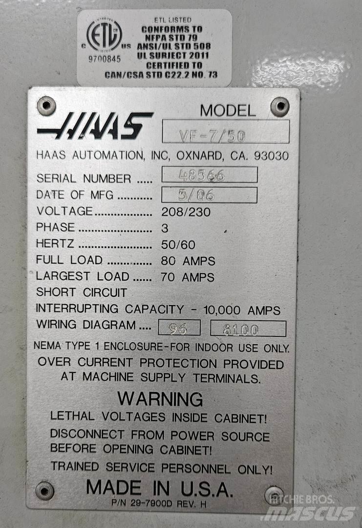 Haas VF-7/50 Bouw - Overige
