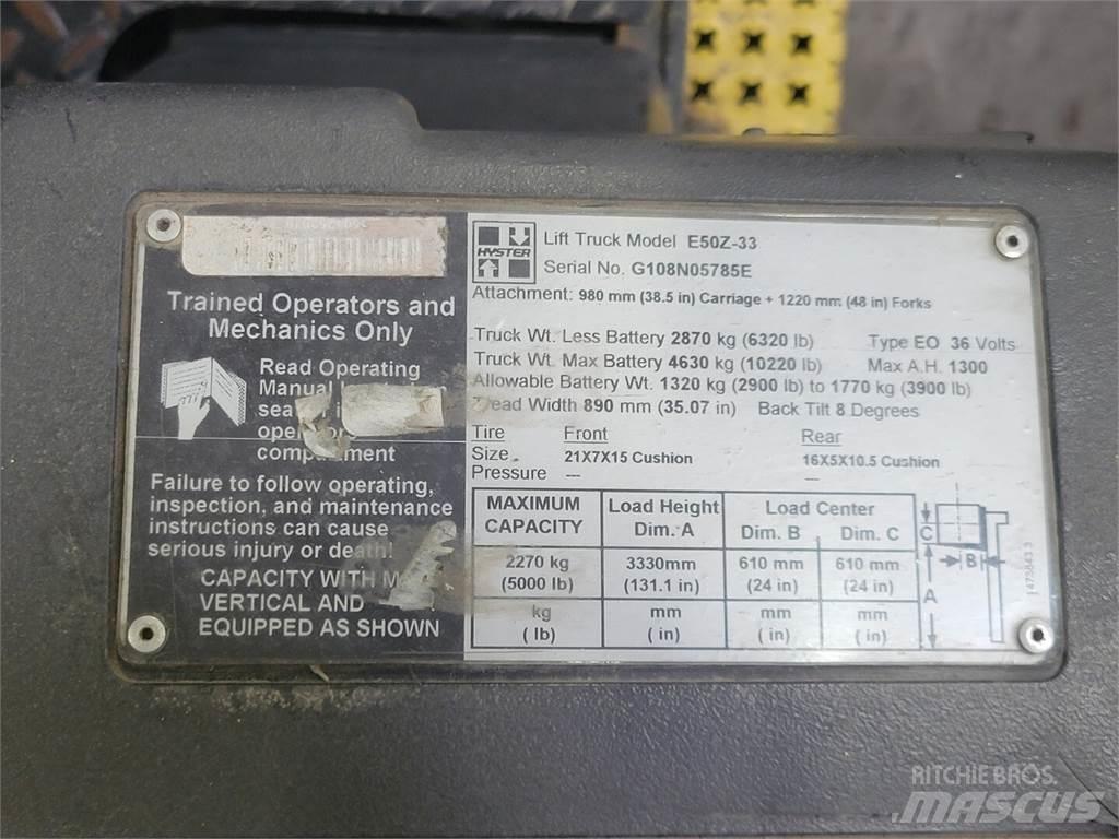 Hyster E50Z-33 Bouw - Overige