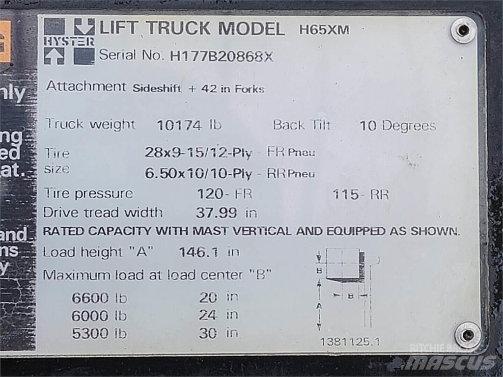 Hyster H65XM Bouw - Overige