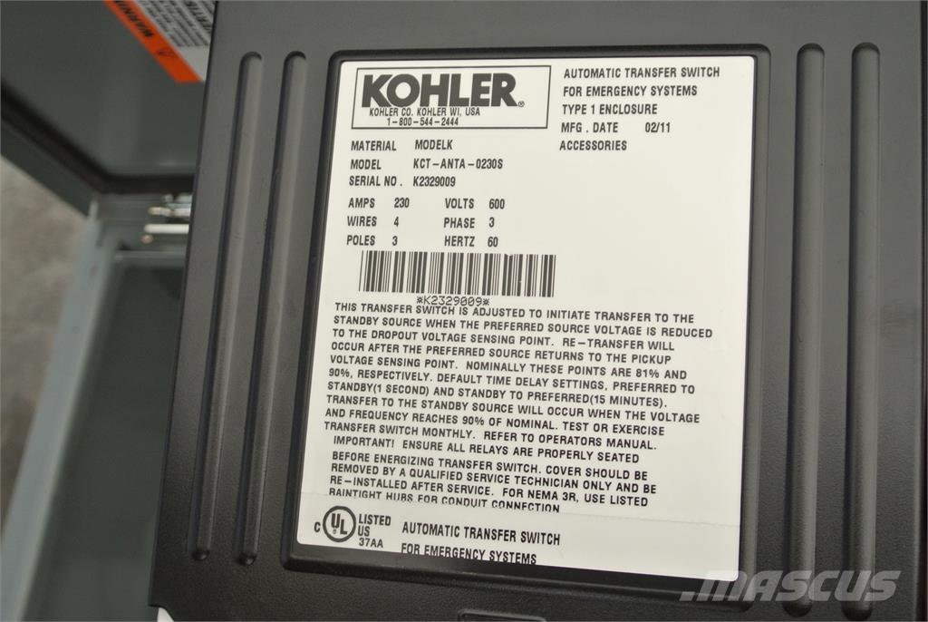 Kohler KCT-ANTA-2030S Bouw - Overige