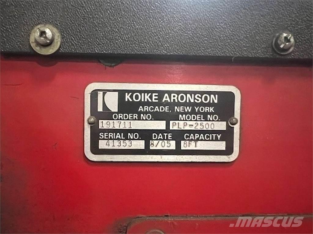  KOIKE PLP-2500 Bouw - Overige