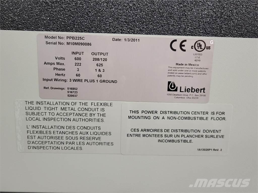  LIEBERT PPB225C Bouw - Overige