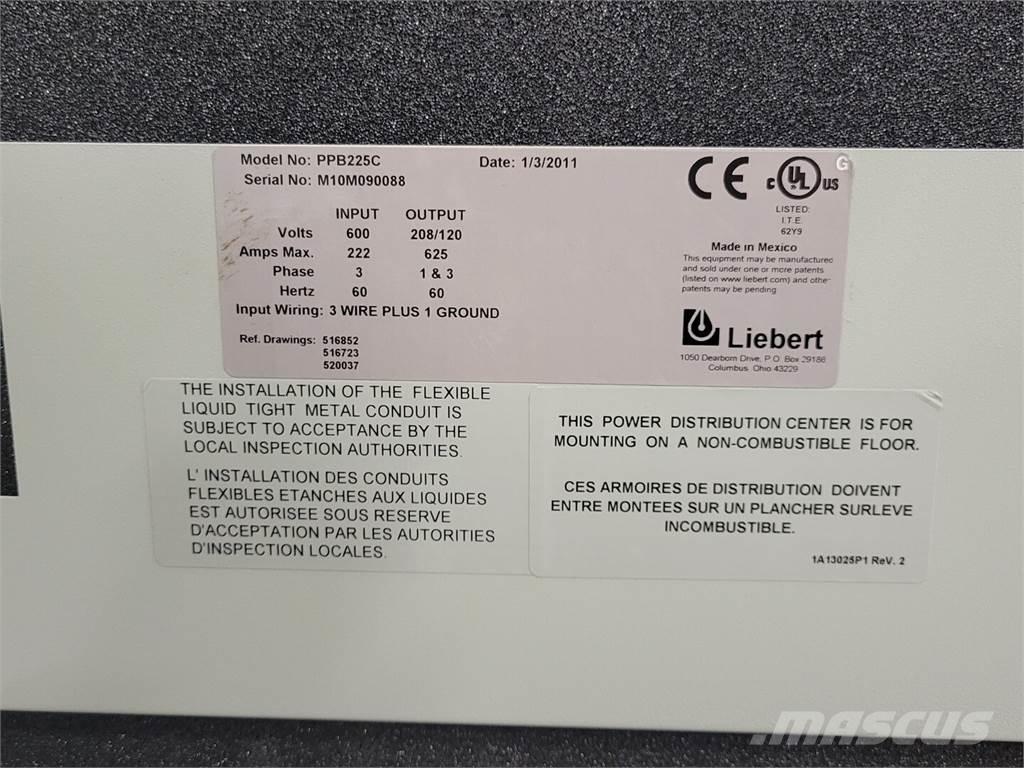  LIEBERT PPB225C Bouw - Overige