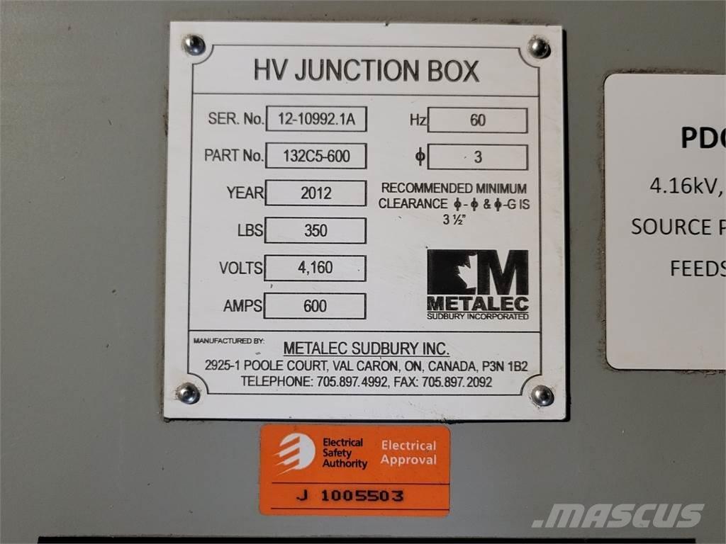  METALEC 132C5-600 Bouw - Overige
