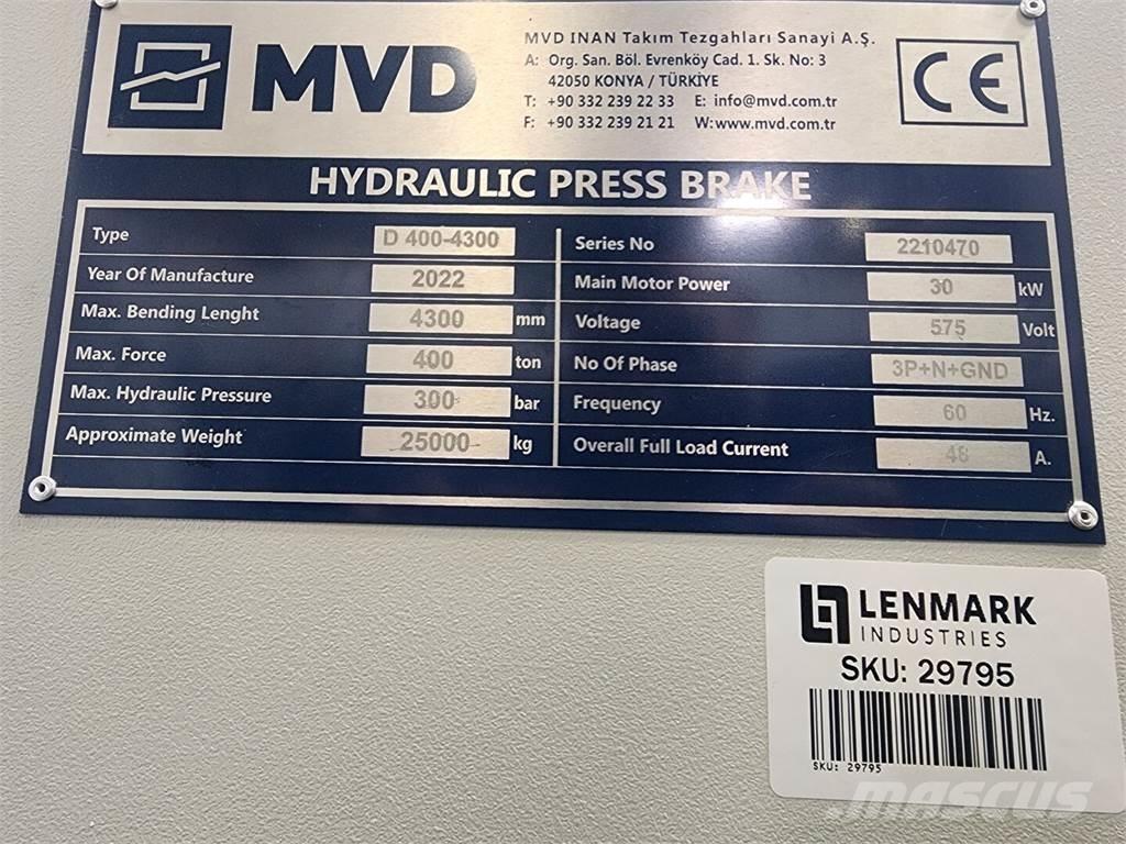  MVD D400-4300 Bouw - Overige