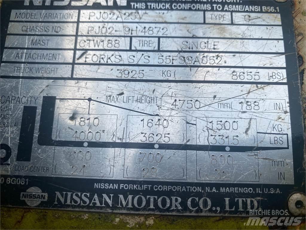 Nissan PJO2A25V Bouw - Overige