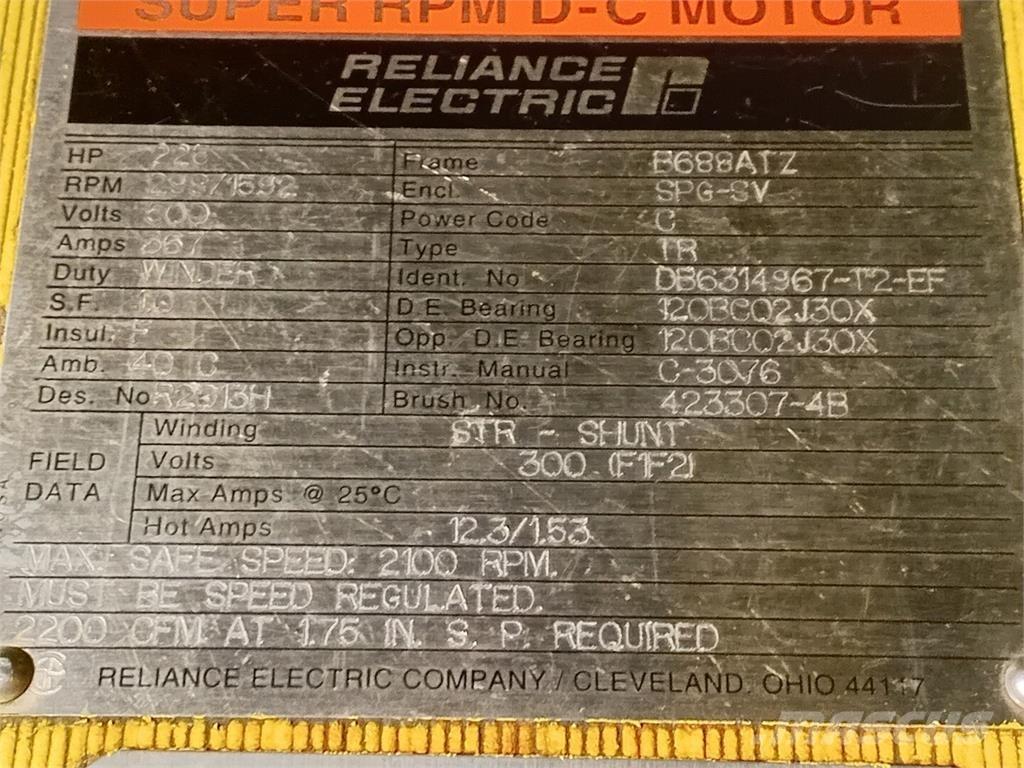  RELIANCE ELECTRIC Industriële motoren