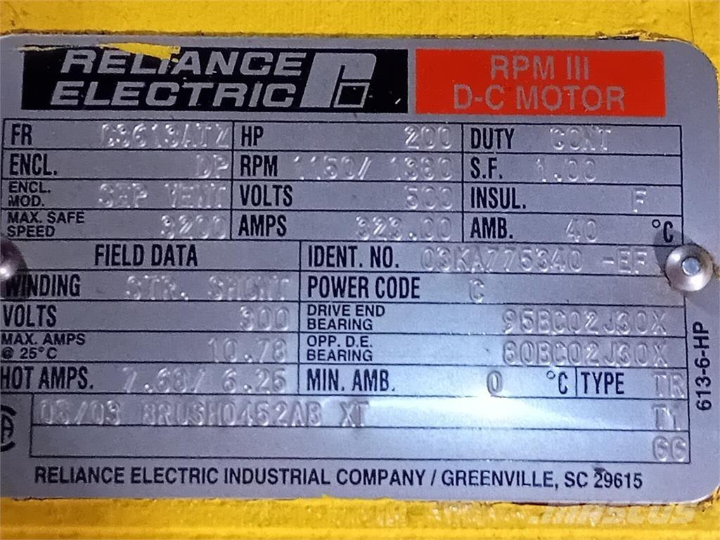  RELIANCE ELECTRIC Industriële motoren
