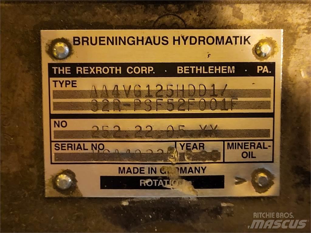 Rexroth A4VG125HDD1 Waterpompen