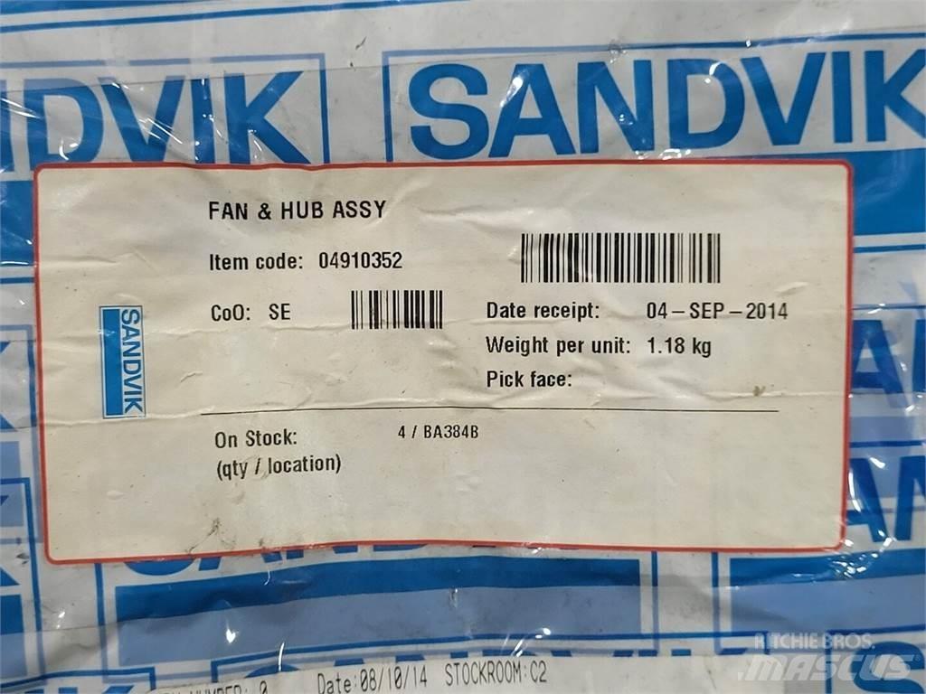 Sandvik 04910352 Overige componenten