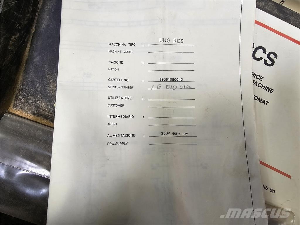  SCMI UNO RCS Bouw - Overige