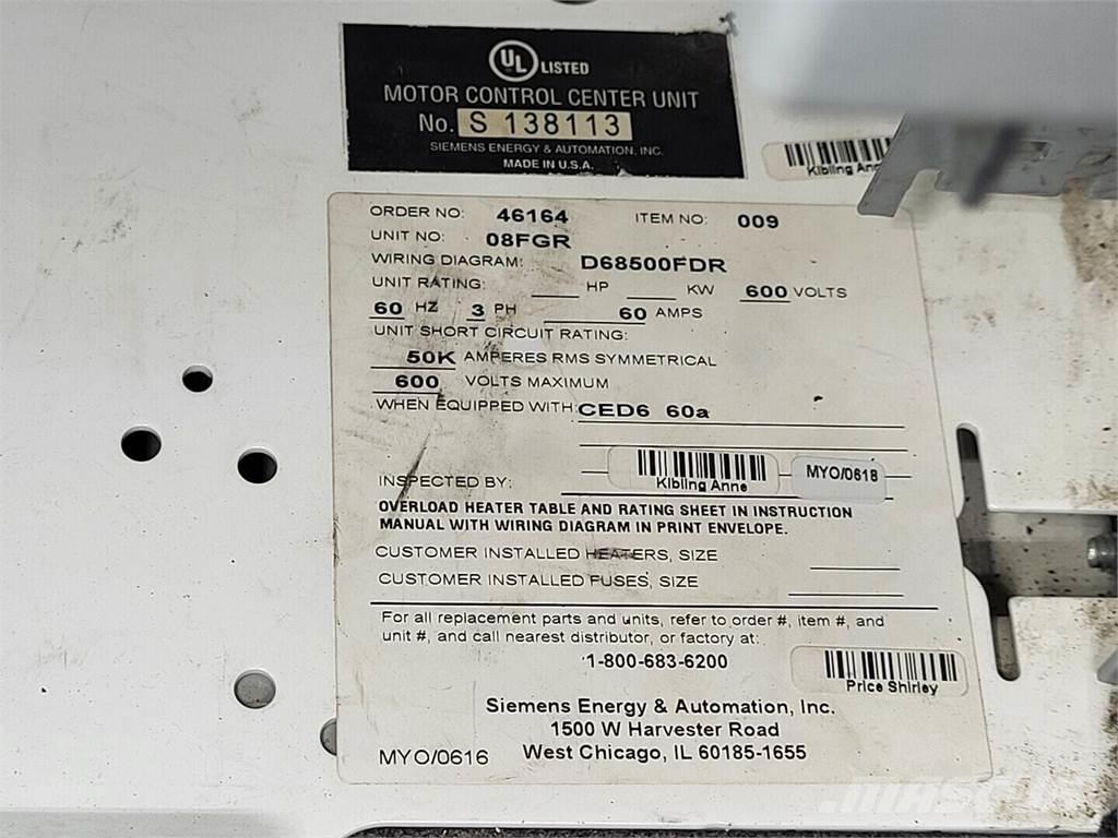 Siemens CED63B060 Bouw - Overige