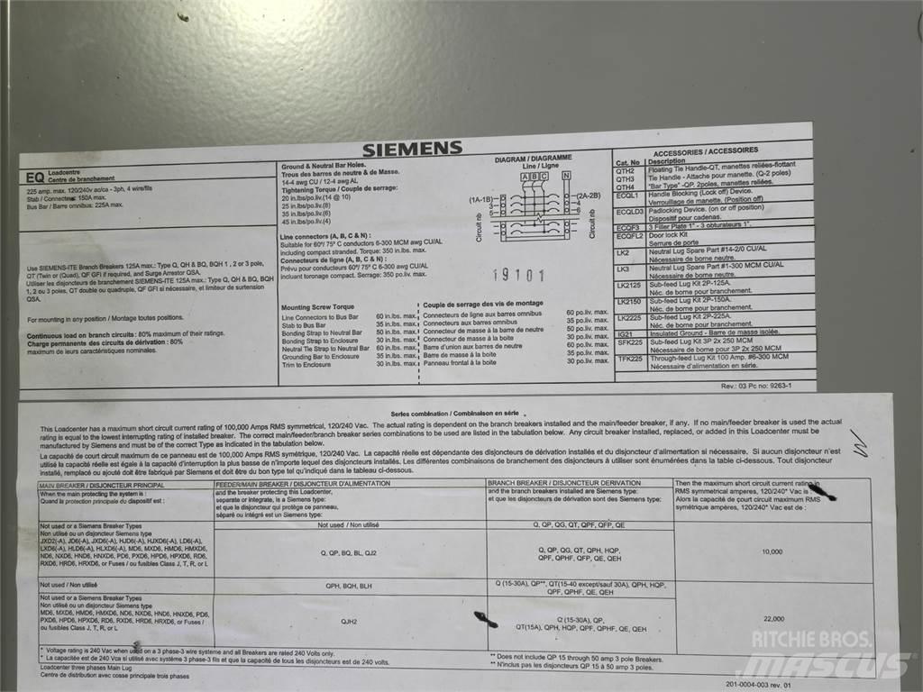 Siemens EQ424225 Bouw - Overige