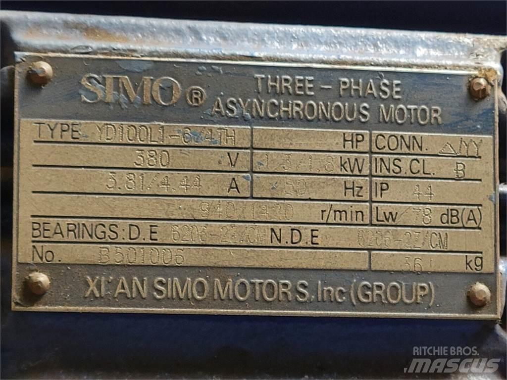  SIMO YD100L1-6/4TH Industriële motoren
