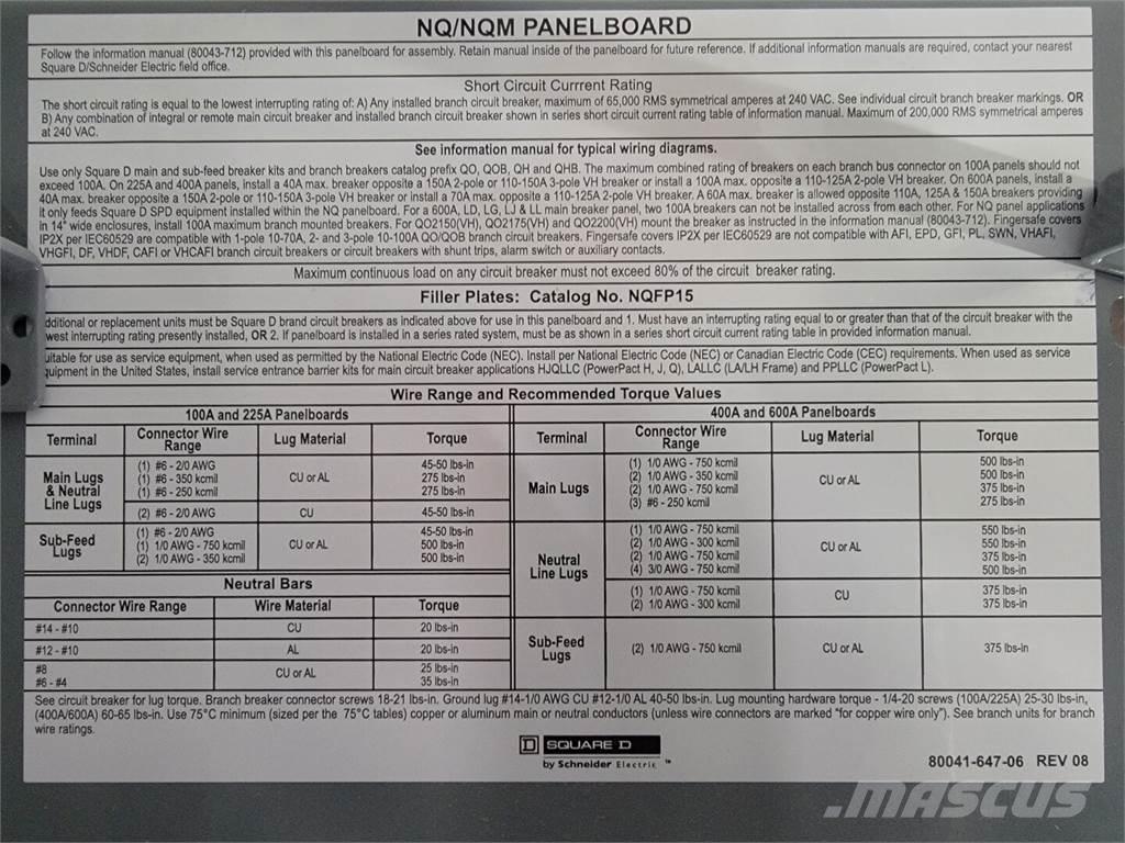  SQUARE D Bouw - Overige