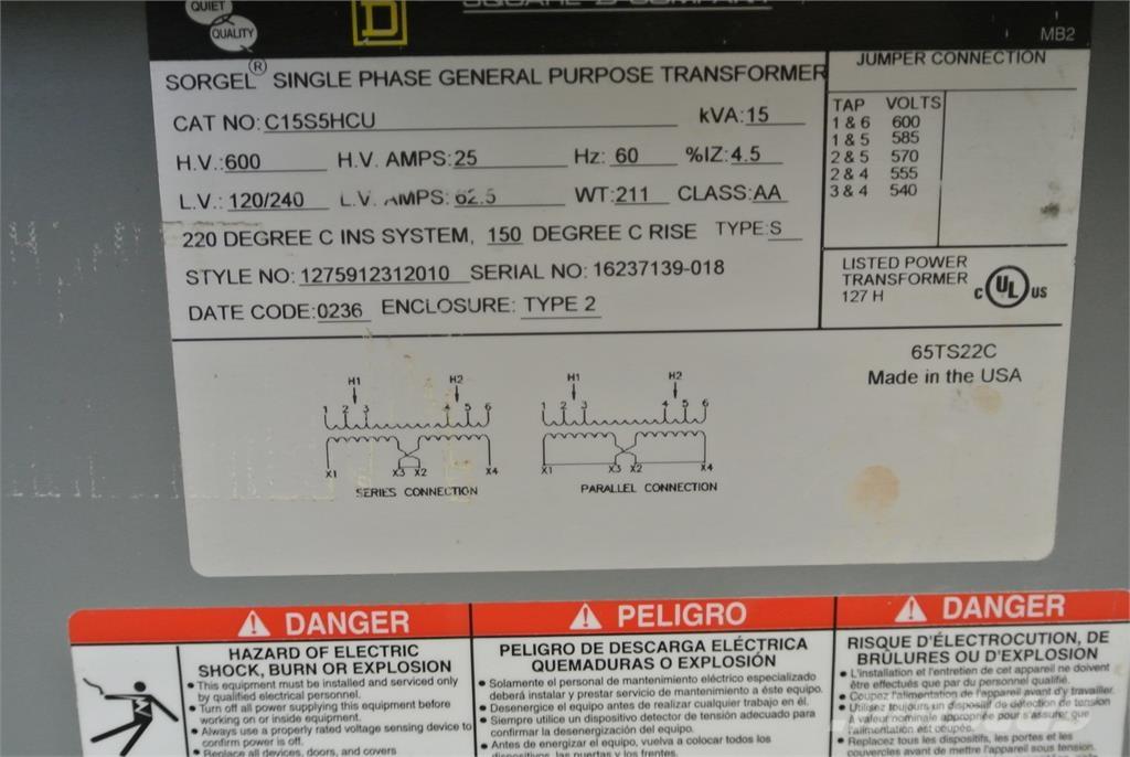  SQUARE D C15S5HCU Bouw - Overige