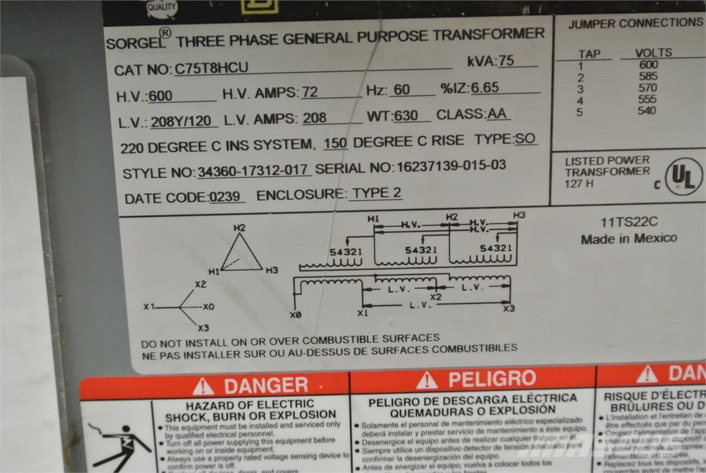  SQUARE D C75T8HCU Bouw - Overige