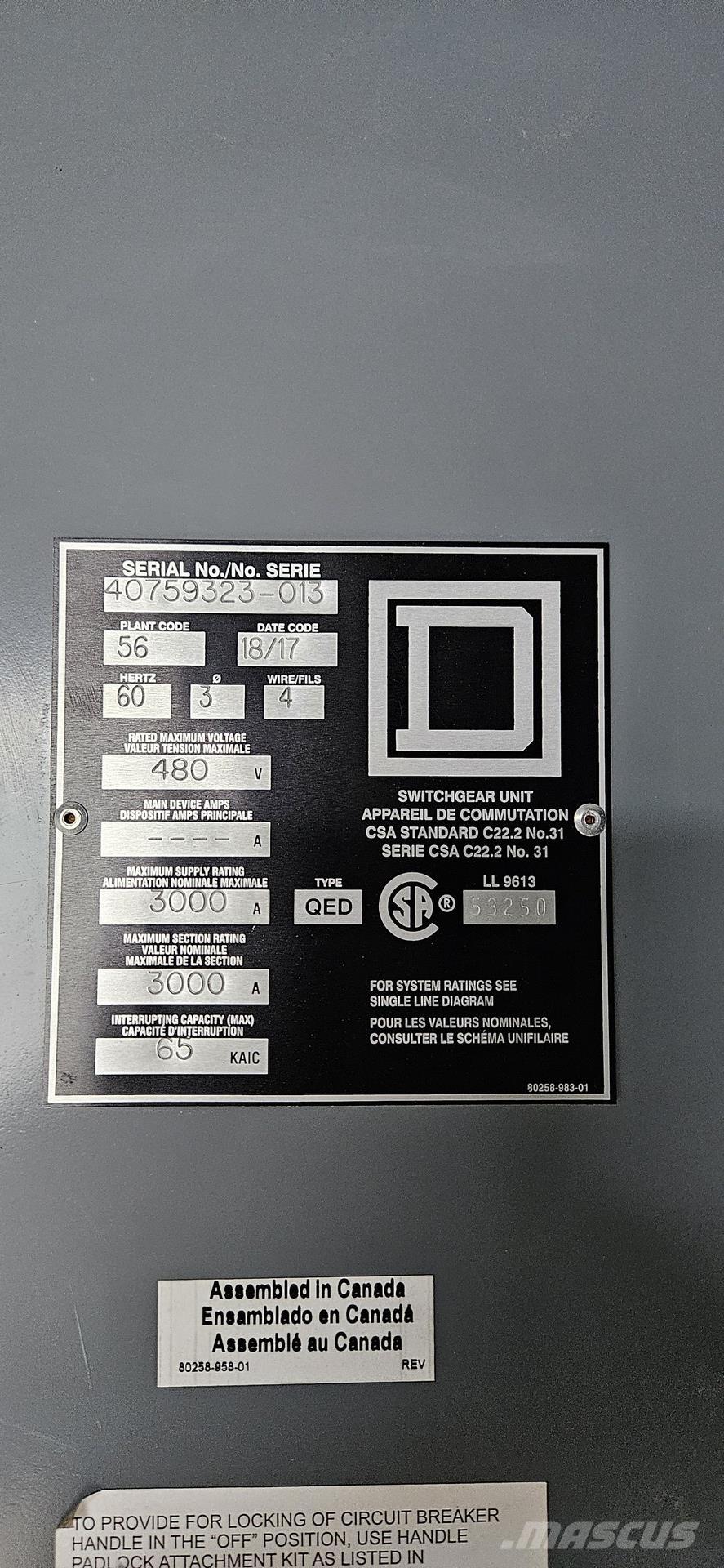  SQUARE D QED Bouw - Overige