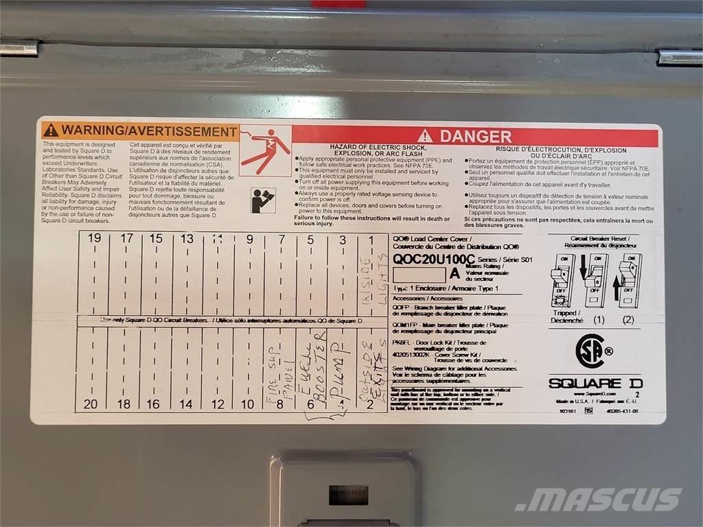  SQUARE D QOC20U100C Bouw - Overige