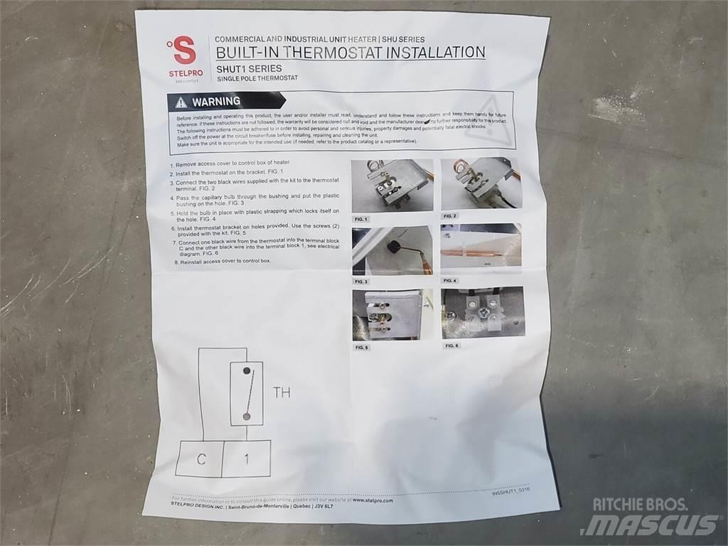  STELPRO SHUT1 Verhittings en ontdooi apparatuur