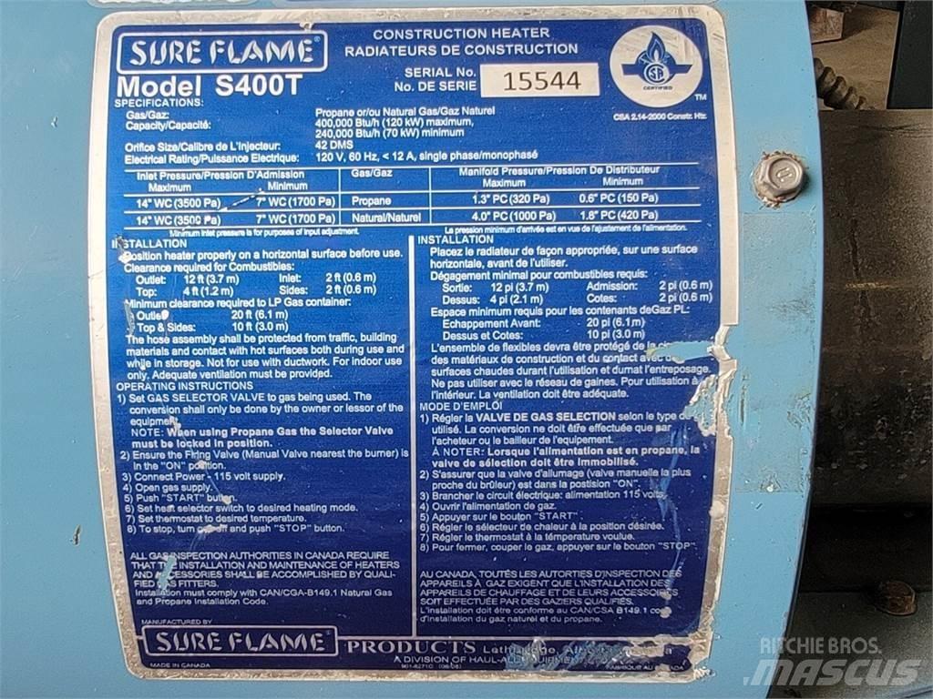  SURE FLAME S400T Verhittings en ontdooi apparatuur