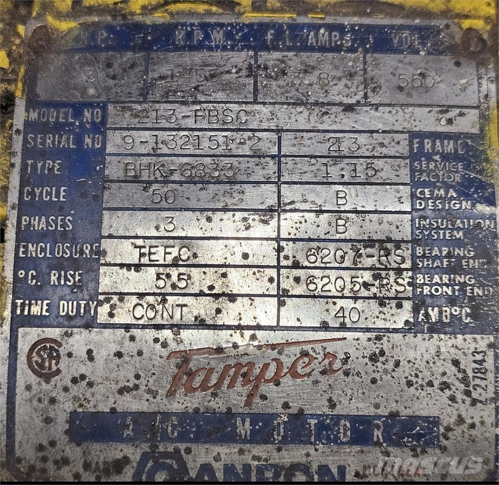  TAMPER Industriële motoren