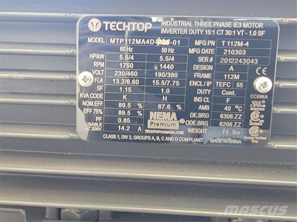  TECHTOP MTP112MA4D Industriële motoren