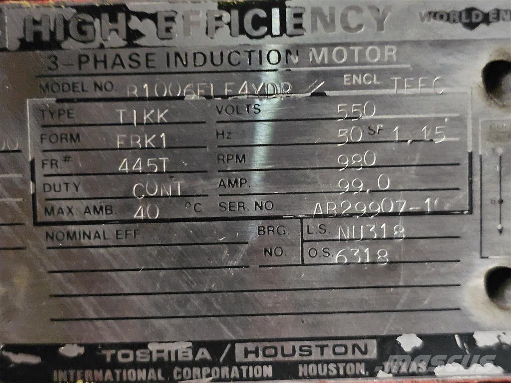  TOSHIBA B1006FLF4YDP Industriële motoren