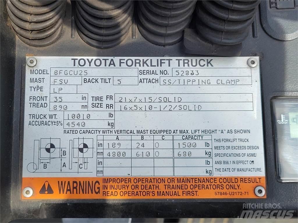 Toyota 8FGCU25 Bouw - Overige