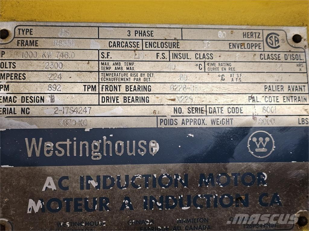 Westinghouse  Industriële motoren