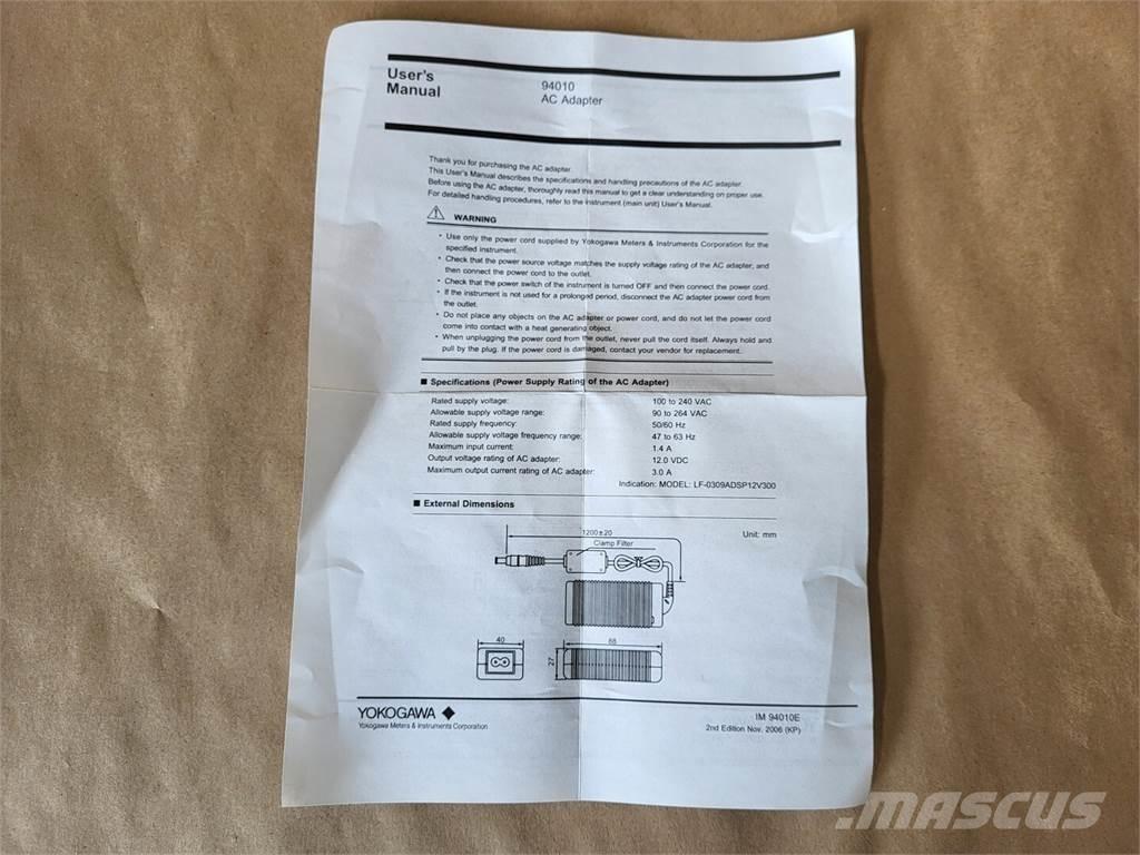  YOKOGAWA XL100 Bouw - Overige