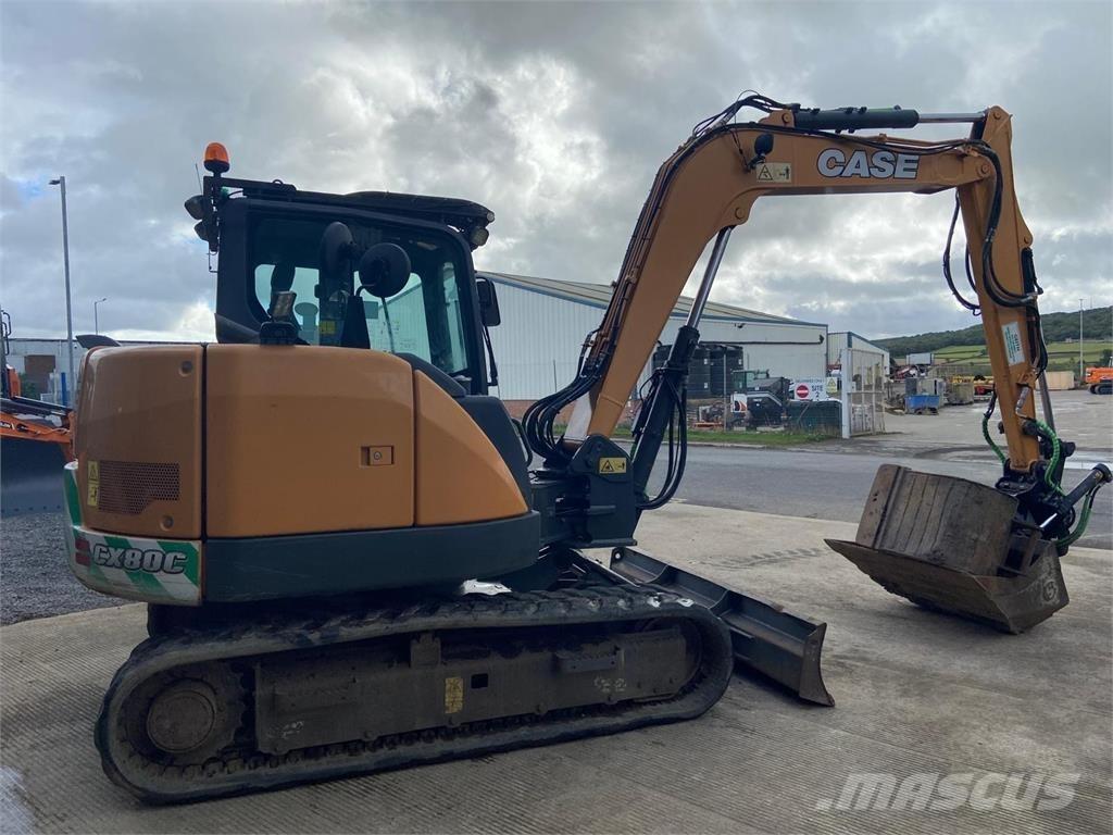 CASE Cx80c Rupsgraafmachines