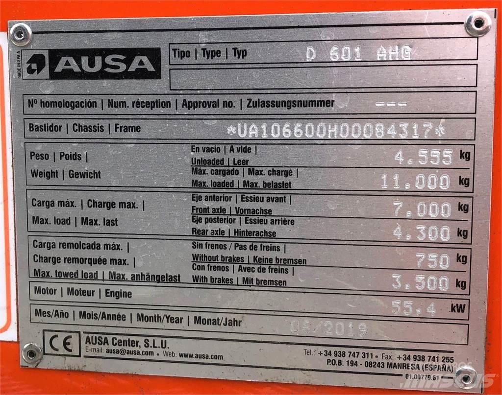 Ausa D601AHG Mini Dumpers
