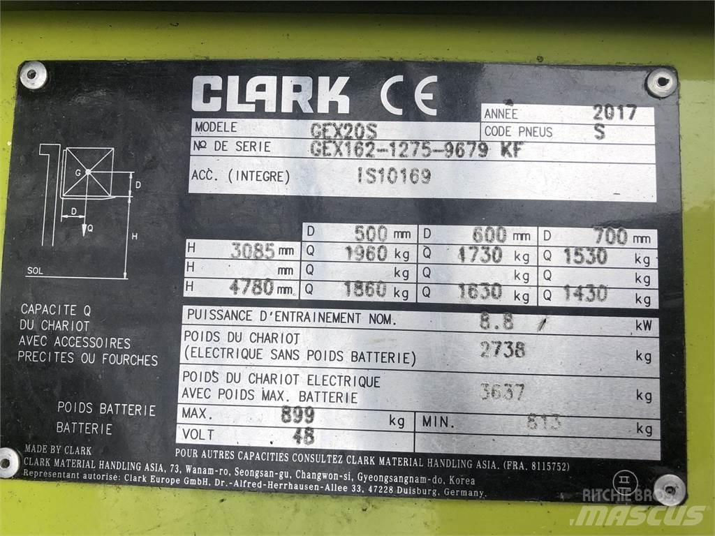 Clark GEX20S Heftrucks overige