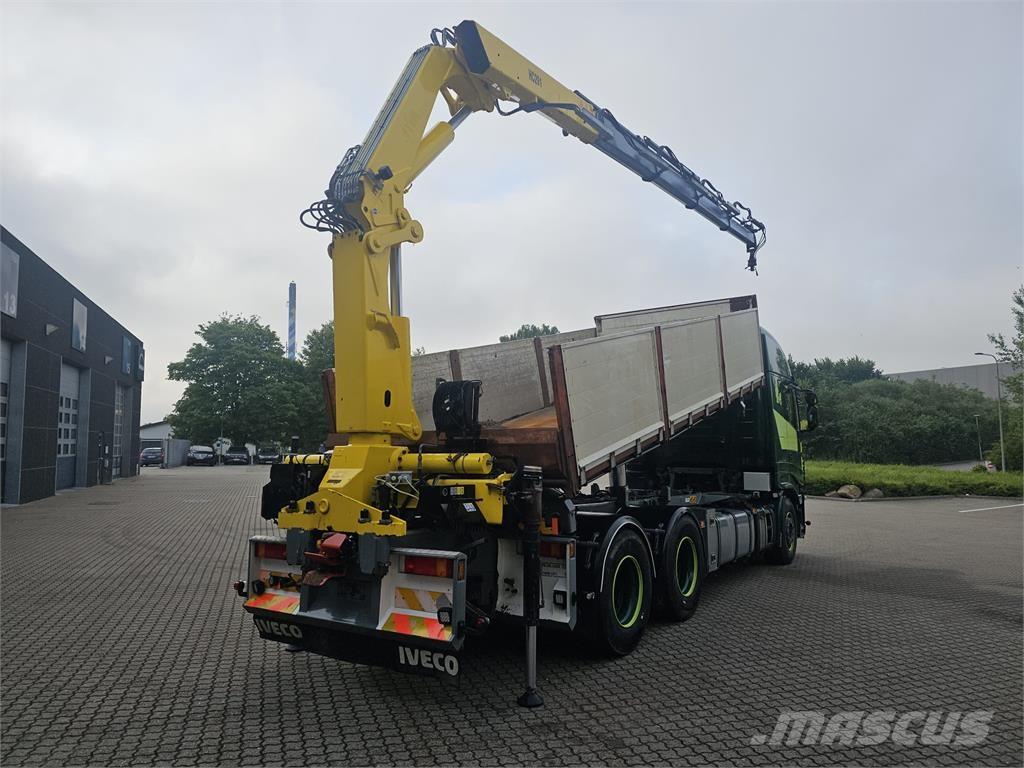 Iveco Stralis 560 6x4 Containertrucks met kabelsysteem