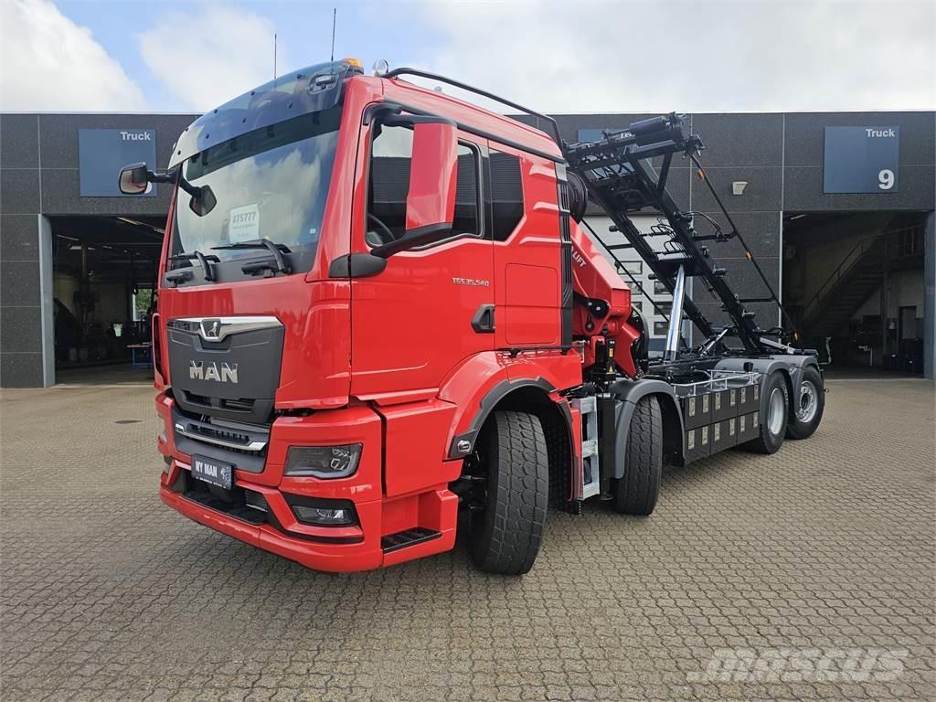 MAN TGS 35.540 8X2H-6 Containertrucks met kabelsysteem