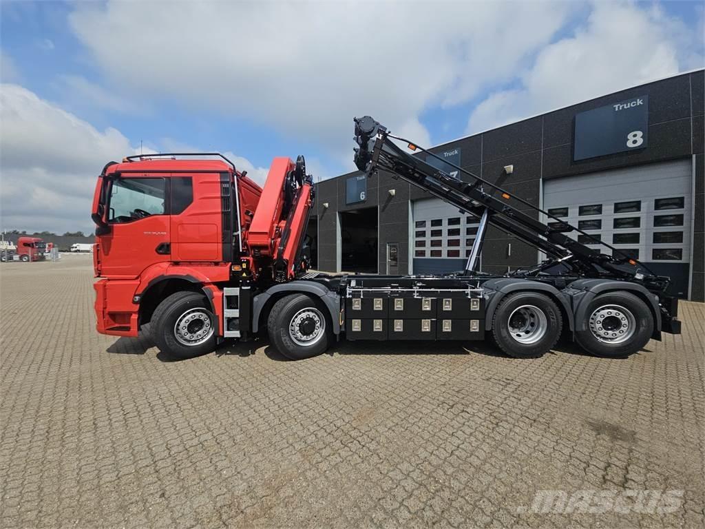 MAN TGS 35.540 8X2H-6 Containertrucks met kabelsysteem