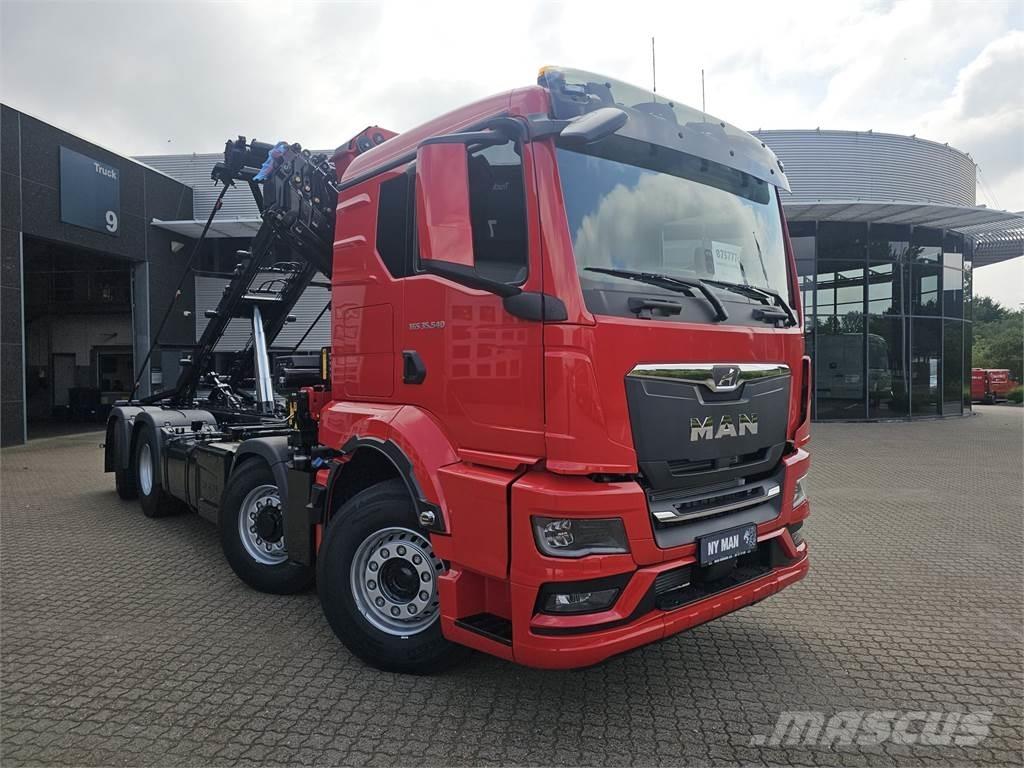 MAN TGS 35.540 8X2H-6 Containertrucks met kabelsysteem