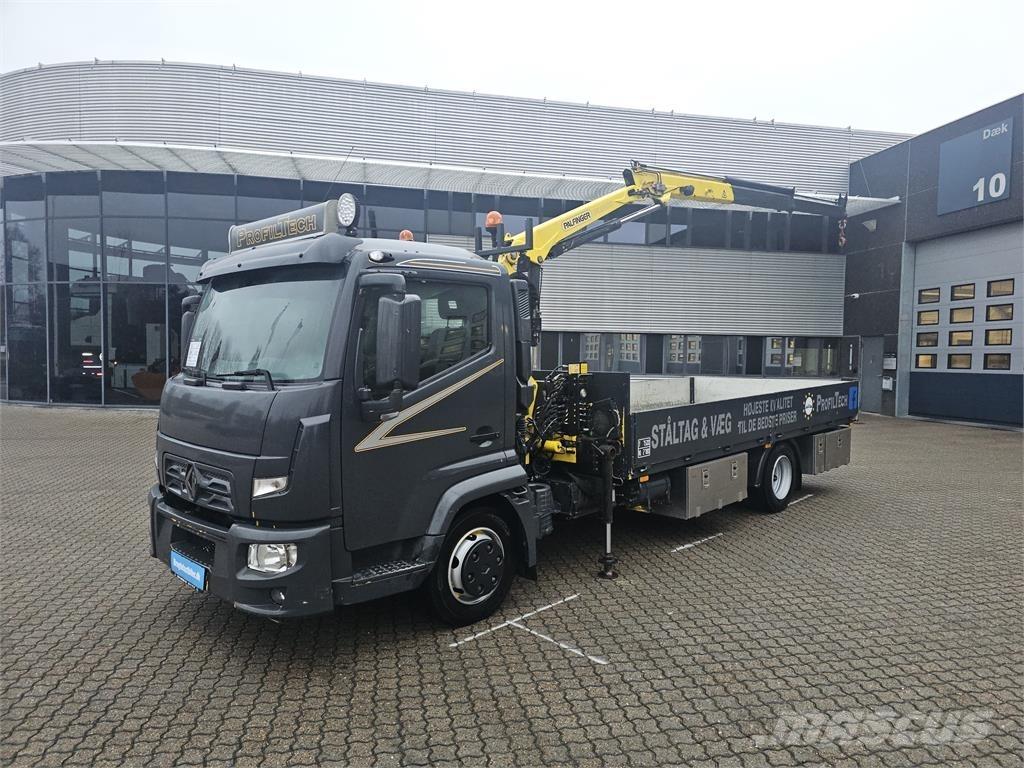 Renault D-Serie Vlakke laadvloer met kraan