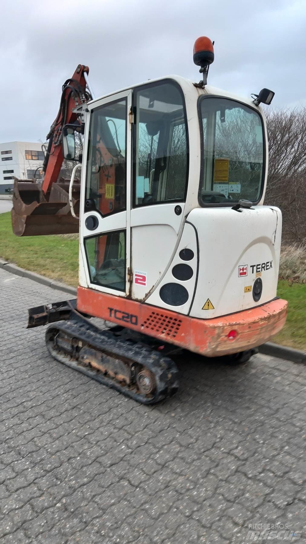 Terex TC20 Minigraafmachines < 7t