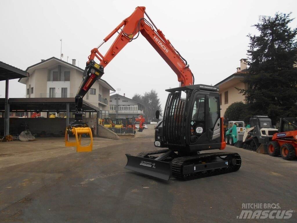 Hitachi ZX85US-5A Graafmachines voor de bosbouw